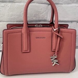 Michael Kors Laila Small Satchel Rose Pink Leather